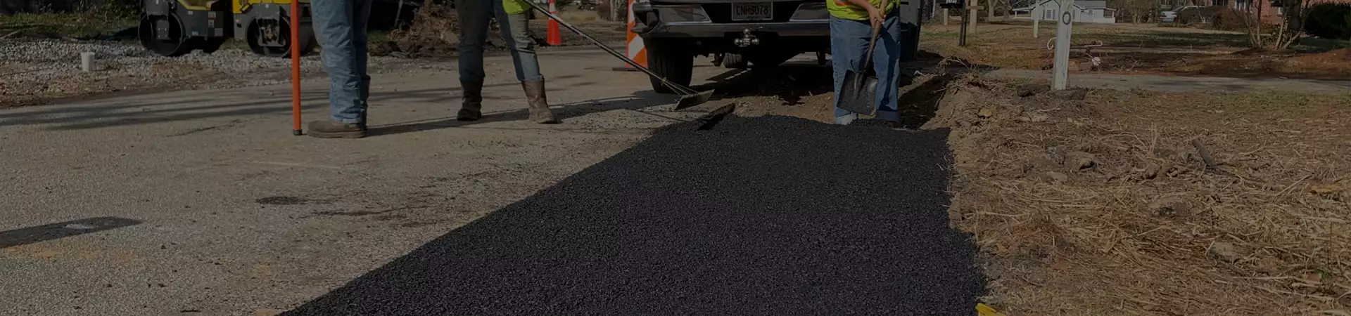 Repair of asphalt surfaces.